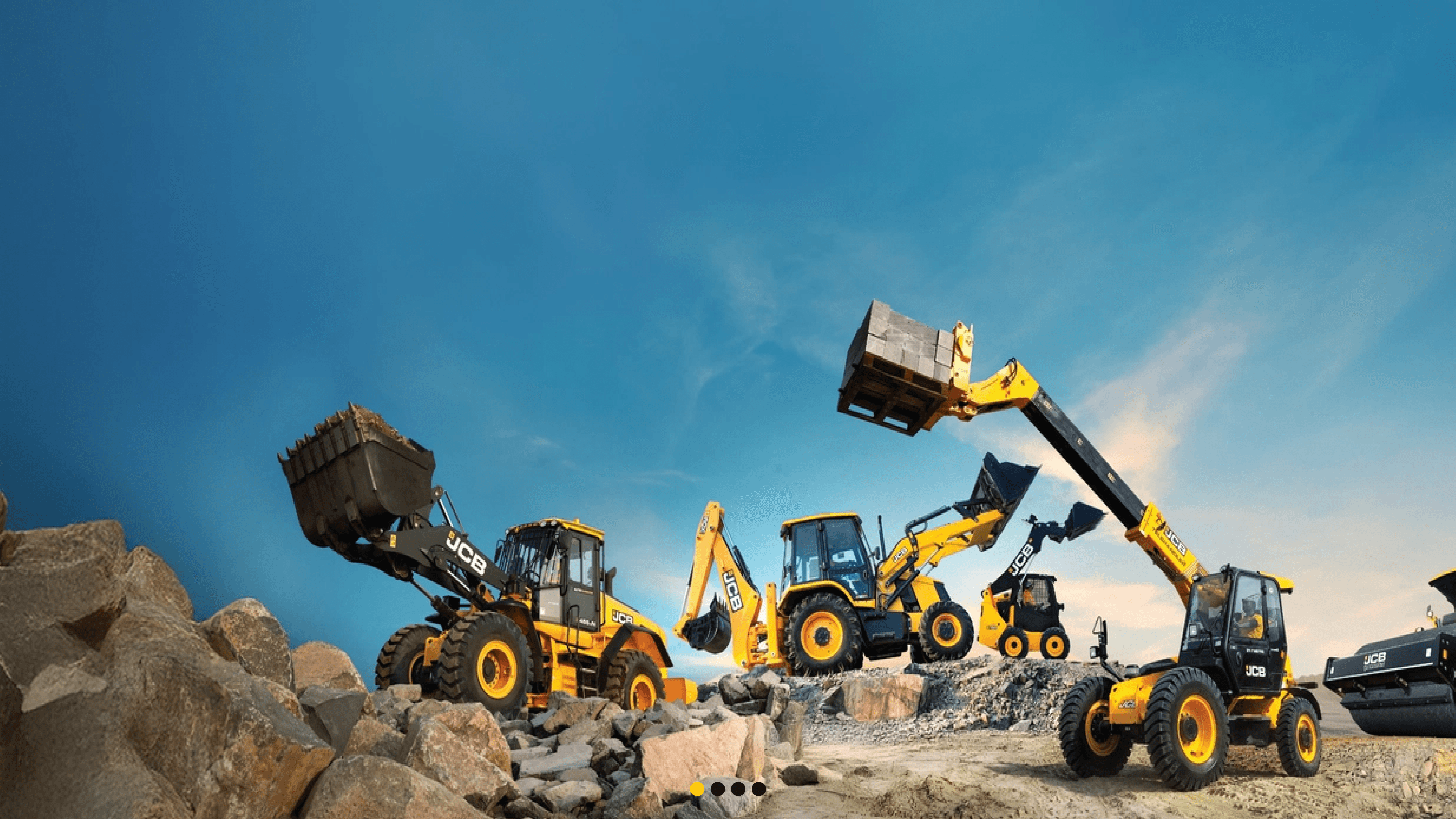 JCB construction equipment